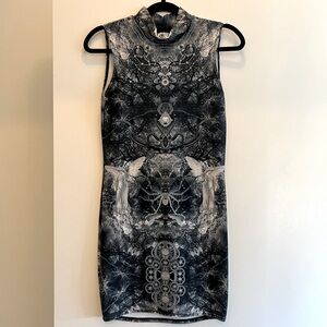 NEW Blackmilk dress, M, black & grey